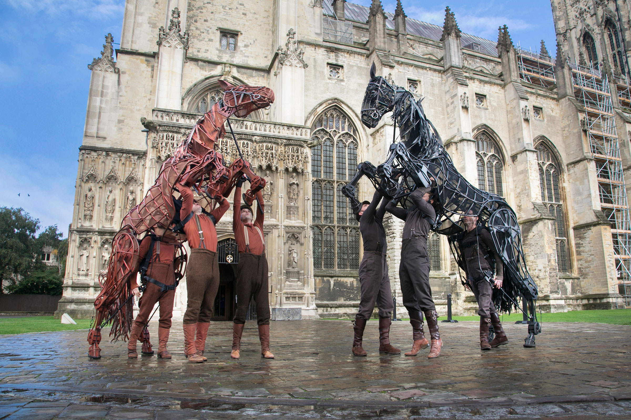 War Horse outside Canterbury Cathedral The Marlowe