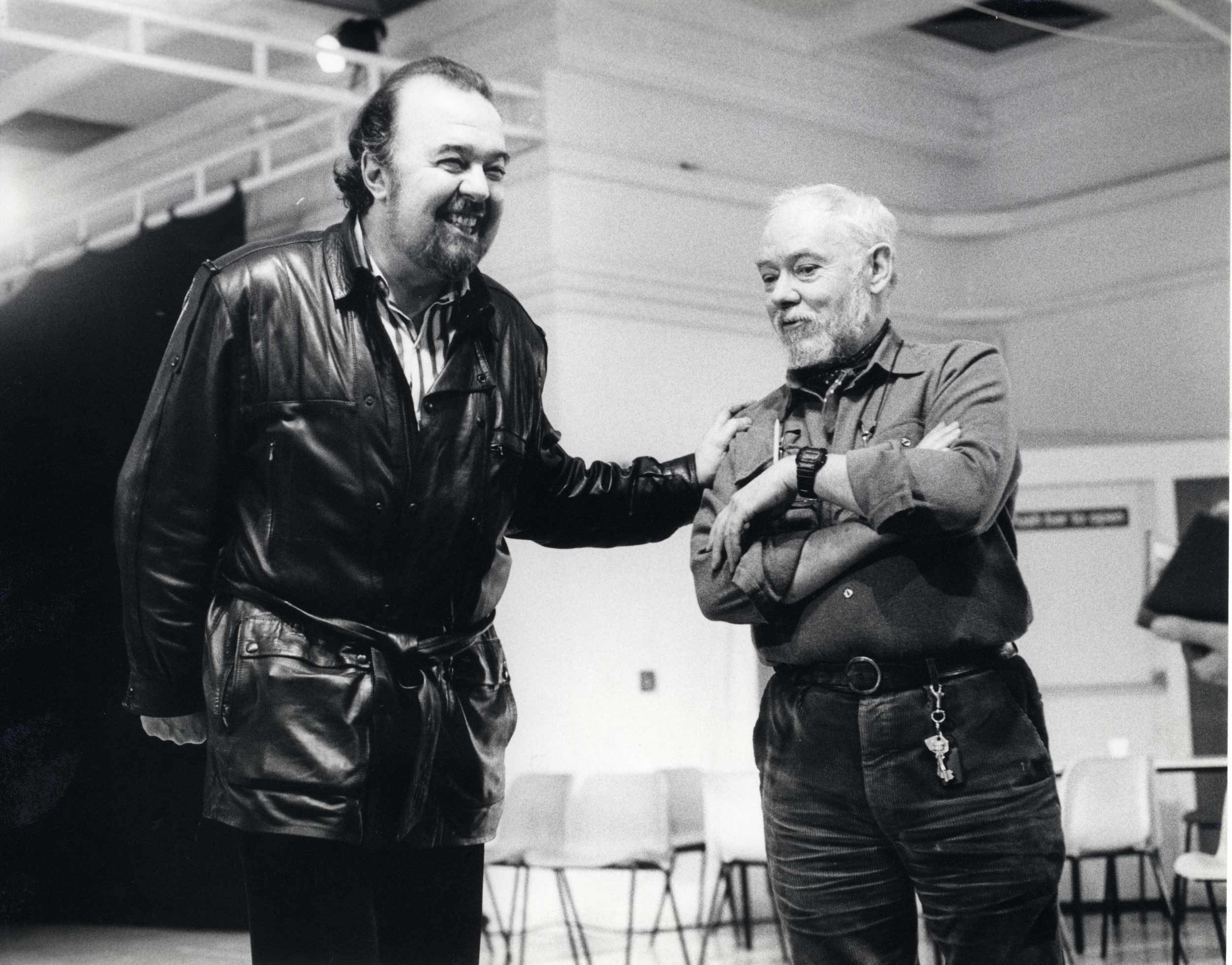 Photo of Peter Hall and Michael Bryant