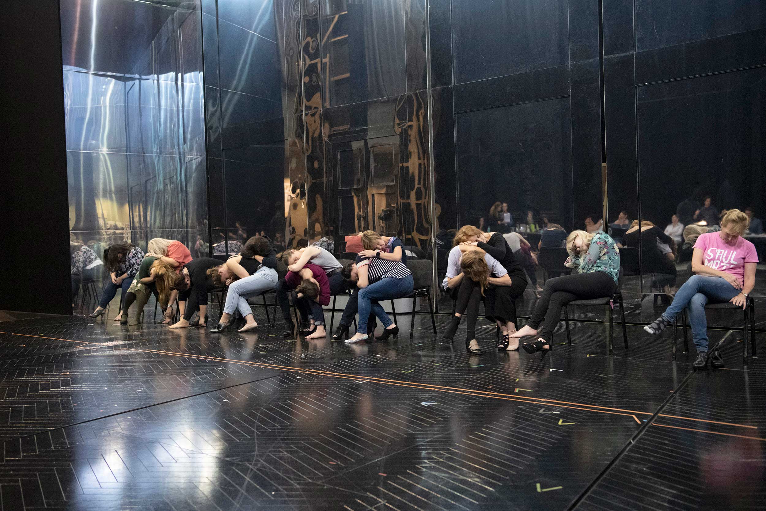 Rehearsal photo from Cendrillon (Cinderella)